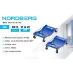 Wheel Dolly set of 2 pcs NORDBERG N3S - Image 4