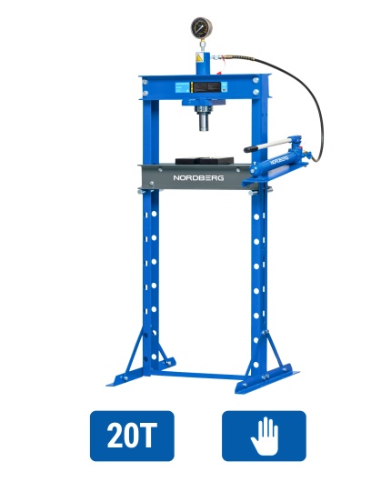 20 TON Hydraulic Shop Press NORDBERG N3620L