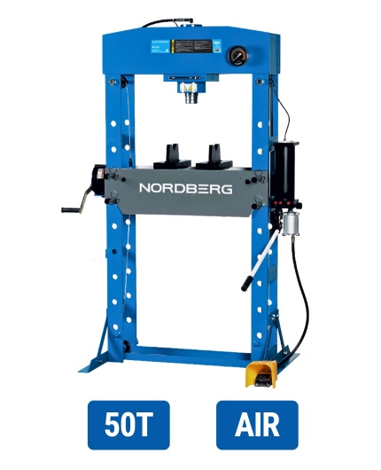 50 TON Press with pneumatic drive NORDBERG N3650A
