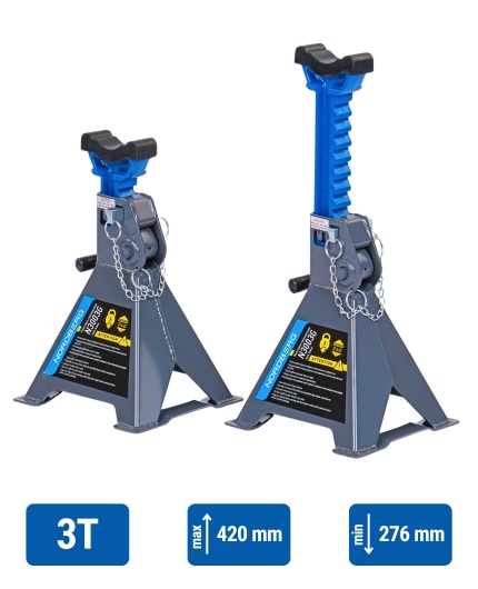 Jack stand 3 ton with backing plates (2pc.) NORDBERG N3003G