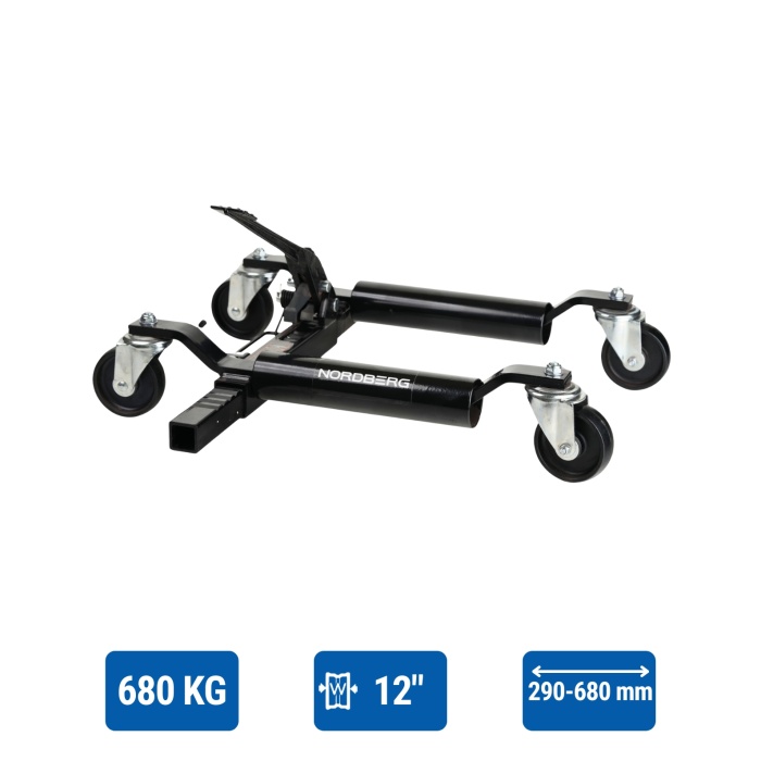 12"Aluminum Wheel dolly NORDBERG NT74072 - Image 1