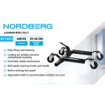 12"Aluminum Wheel dolly NORDBERG NT74072 - Image 4